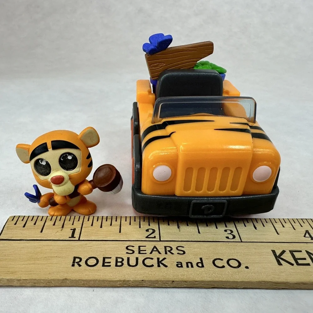 Disney Doorables TIGGER Winnie Pooh  Let's Go Series 3 Figure & Vehicle NEW RARE